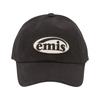 Emis Ton-in-Ton Wappen Baseballkappe Schwarz