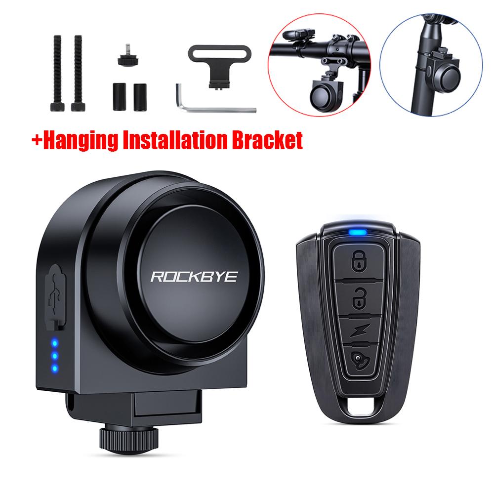 115dB Loud Bike Anti Theft Alarm Wireless Rechargeable Waterproof Bicycle Alarm Security Alarm for E-Bike Motorcycle Scooter 3