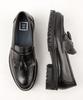 Leatherless #408 / Walker Sole Tassel Loafers / Black / For Men