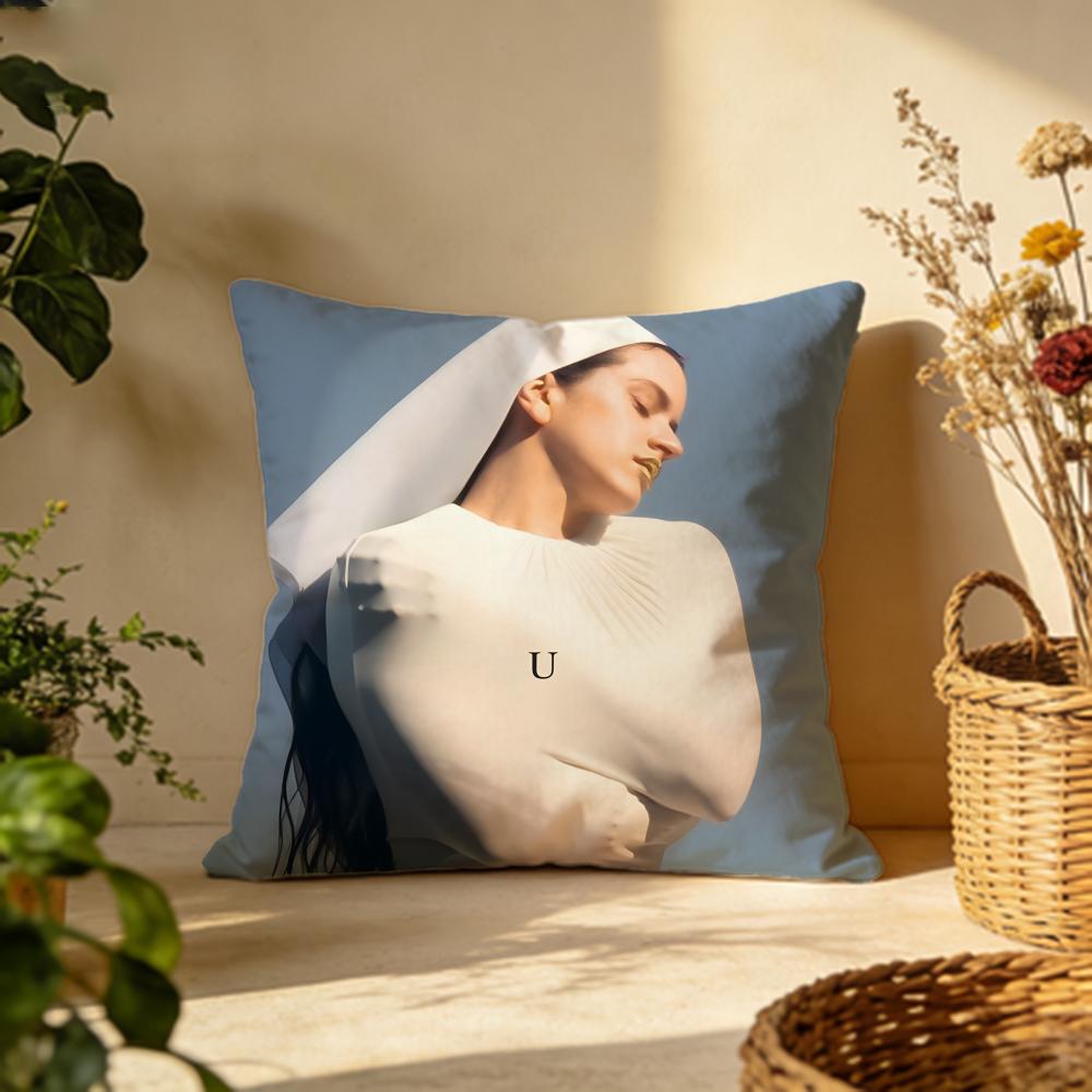 Trendy Rrosaliaing Cushion Cover Versatile DoubleSided Pillow Case Fit for Sofa Bed Car Daily Decor