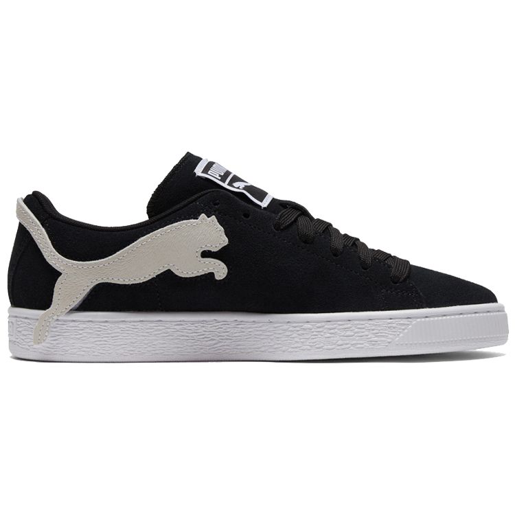 Puma Suede The Cat - Black Unisex Sneakers White 380865-02