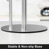 Kitchen Roll Paper Towel Rack Bathroom Stainless Steel Standing Paper Holder Silver Tissue Napkins Rack Home Table Decor
