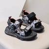 Youth style shoes Boys Sandals With Rotating Buckle Soft Rubber Sole Non-Slip Casual Outdoor Kids Shoes School Beach Hiking