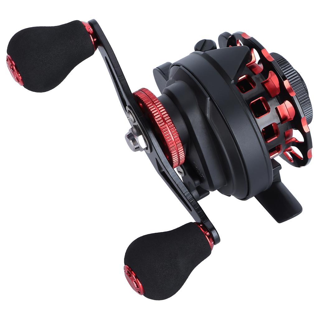 Right Hand USB Rechargeable Digital Display Counting Slow Descending Raft Fishing Reel