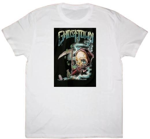 

Vintage Ghost Town Band Graphic Print Unisex T-Shirt XXXL