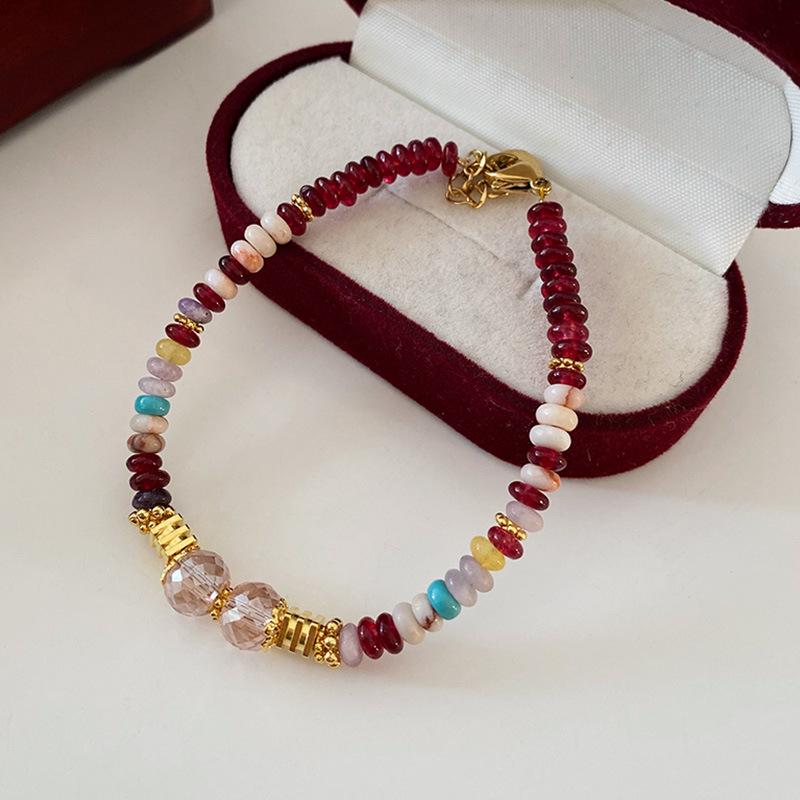 Natural Freshwater Pearl & Tiger Eye Bohemian Necklace - Autumn/Winter French Retro Clavicle Chain for Women