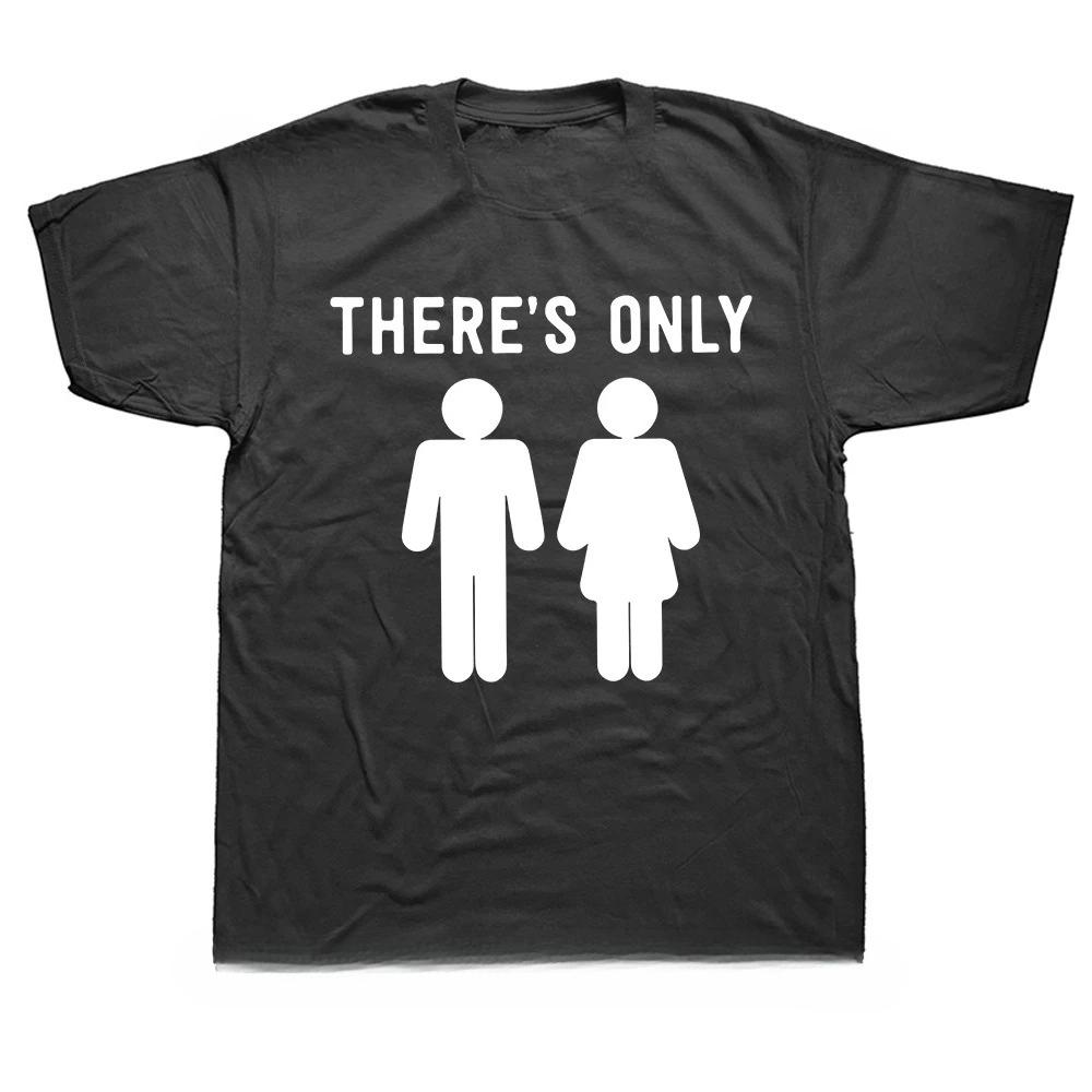 

There Are Only Two Genders T Shirt Only 2 Genders Tee Tops Round Neck ShortSleeve Fashion Tshirt Clothing Casual Basic Tshirts 4XL