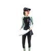 Women's Three-Piece Swimsuit: 2026 Sun Protection with Long Sleeves & Pants for Diving & Hot Springs.