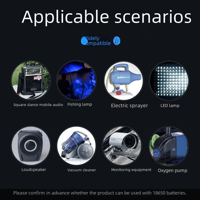 12V Rechargeable 18650 Lithium Battery Pack for Audio Instruments - High Capacity