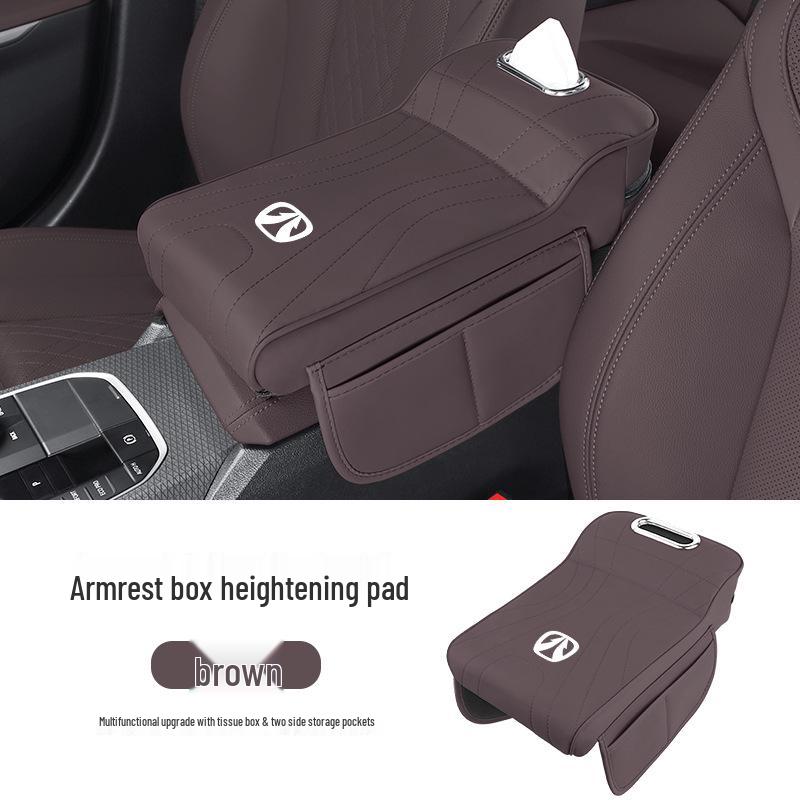 Armrest Box Elbow Rest Pad & Tissue Storage for BAIC Weiwang M20/M30/M50/M35/306/307