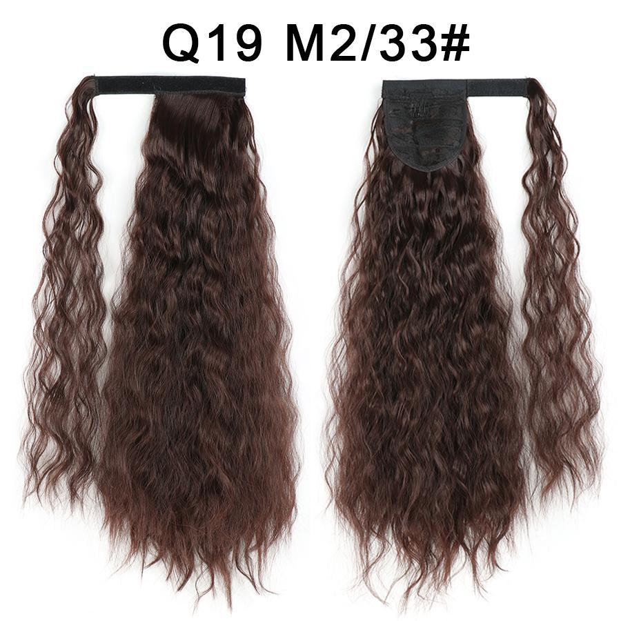 LISI HAIR Synthetic Long Curly Clip In Hair Extensions Wrap Around Ponytail Hair Fiber Wig For Women Daily Party Cosplay Wear