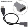 Car Radio Adapter Radio USB Adapter Vehicle Installation Wear-resistant Quick Installation Anti-corrosion Easy To Use