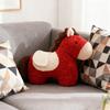 Horse Year Mascot Plush Cushion Uniquely Shaped Plush Toy Sofa Living Room Decoration Throw Pillow Gift