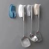 1 Pcs Rotatable Multifunction Bathroom Kitchen Towel Rag Hook Wall-mounted Paste Spatula Spoon Hook Bag Hanger Space Saving
