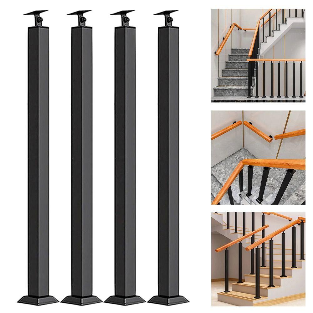 1Pcs Simple Stair Handrail Guardrail Modern Style Balcony Fence Metal Baluster  Home Safety Barrier