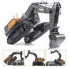 Yitong Latest Model Super Alloy Reinforced 22CH Power LED Miniature RC Construction Machine Toy for Beaches and Sandboxes Excavator, 2.4GHz Wireless,