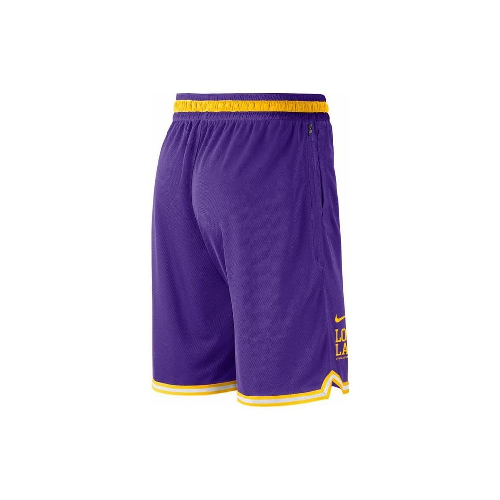 Nike American Retro Basketball Shorts, Los Angeles Lakers Edition Men Bottoms Purple DB1802-504
