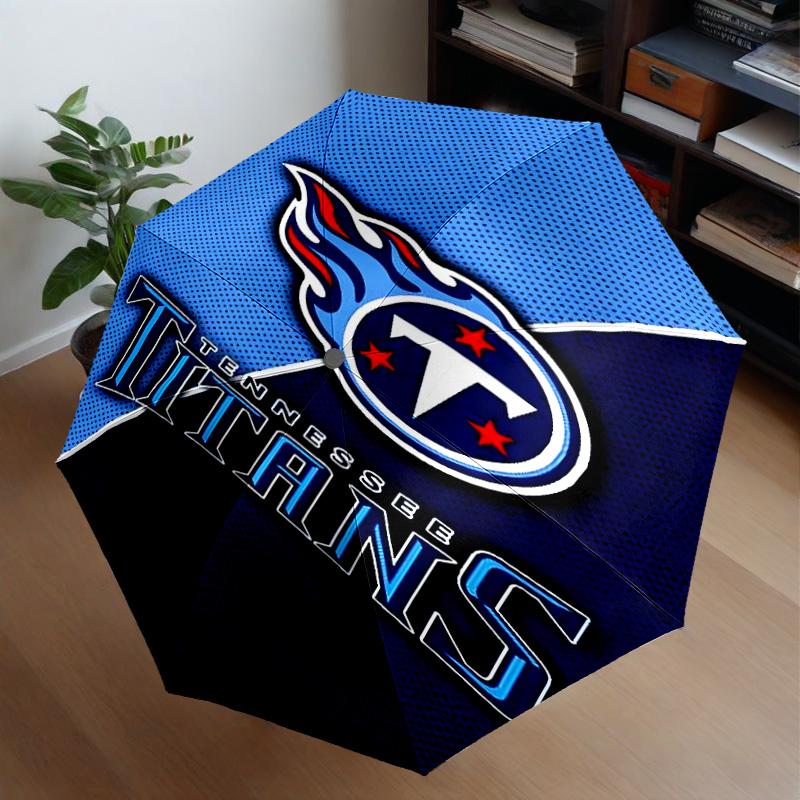 Tennessee Logo Art Umbrella 8-Frame for Travel, Camping, Casual Lightweight Portable Umbrella, Essential for Every Family Holidays Gift