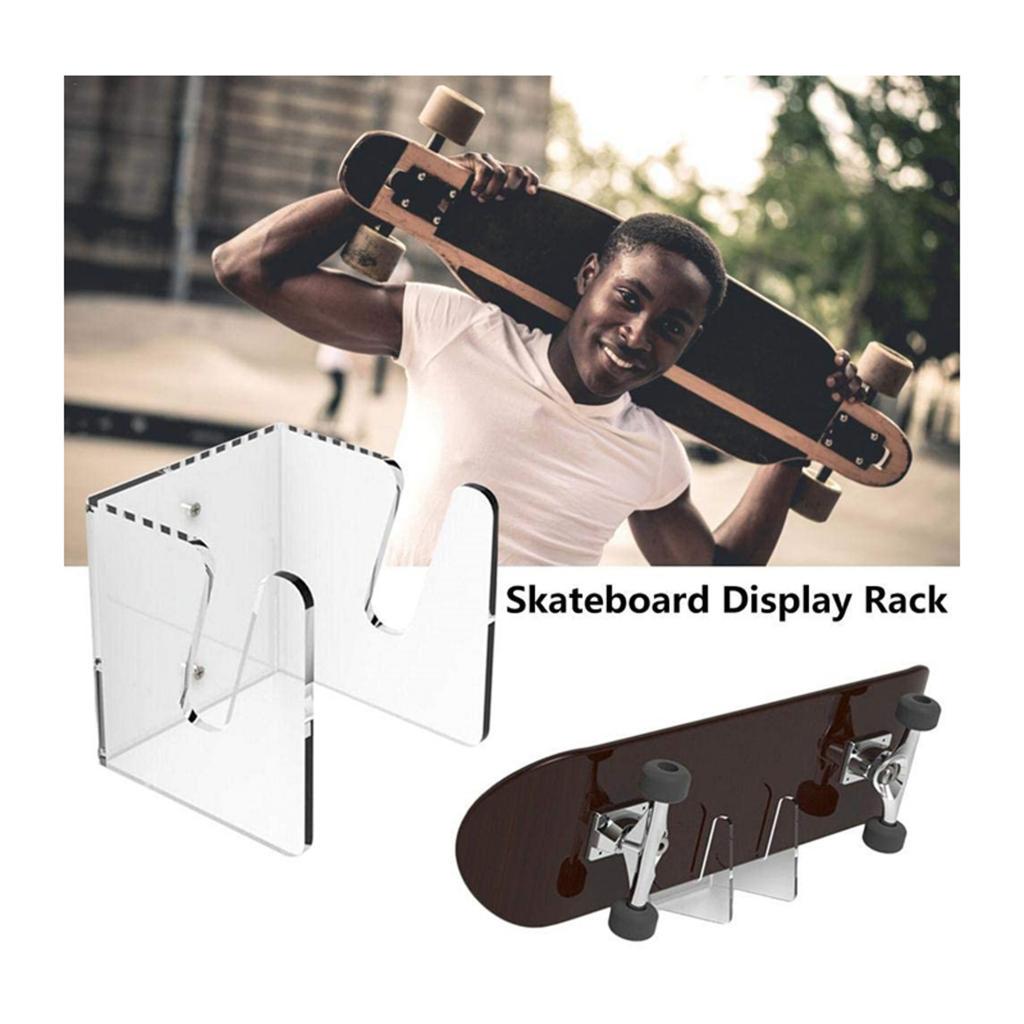 🛹 Support Mural Pour Skateboard – Range-planche à Roulettes – Étagère De Présentation