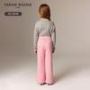 Teenie Weenie Kids Girls' Fleece-Lined Wide-Leg Casual Pants