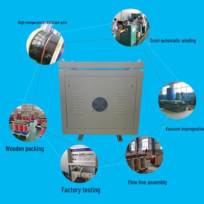 Three-Phase Dry Servo Isolation Transformer: 380V to 220V/200V, Available in 5KW, 2KVA, 15KVA, 20KW