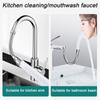 Universal-Wasserhahnverlängerung aus Edelstahl, 360° drehbar, für die Küche, Spritzschutz, Kopfdüse, Luftsprudler, biegsamer Spülbecken-Verlängerungsschlauch