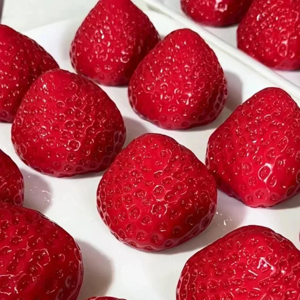 Strawberry Taba Squishy Fidget Toy Slow Rebound Stress Relief Squeeze Beauty Gift For People Office Party Favors Anxiety Relief