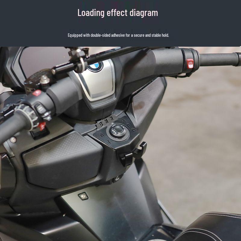 BMW C400GT Doppelkopf Edelstahl Aufbewahrungs- und Helmhaken