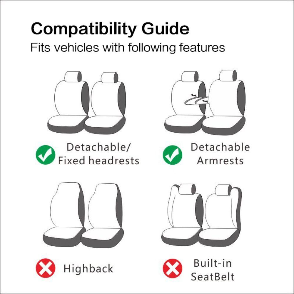 Flat Cloth Car Accessories Car Seat Protector Auto Back Cushion Car Seat Cushion Car Seat Cover