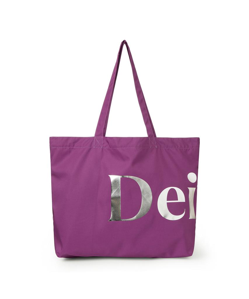 Deinet Point Logo Shoulder Big Bag In Purple