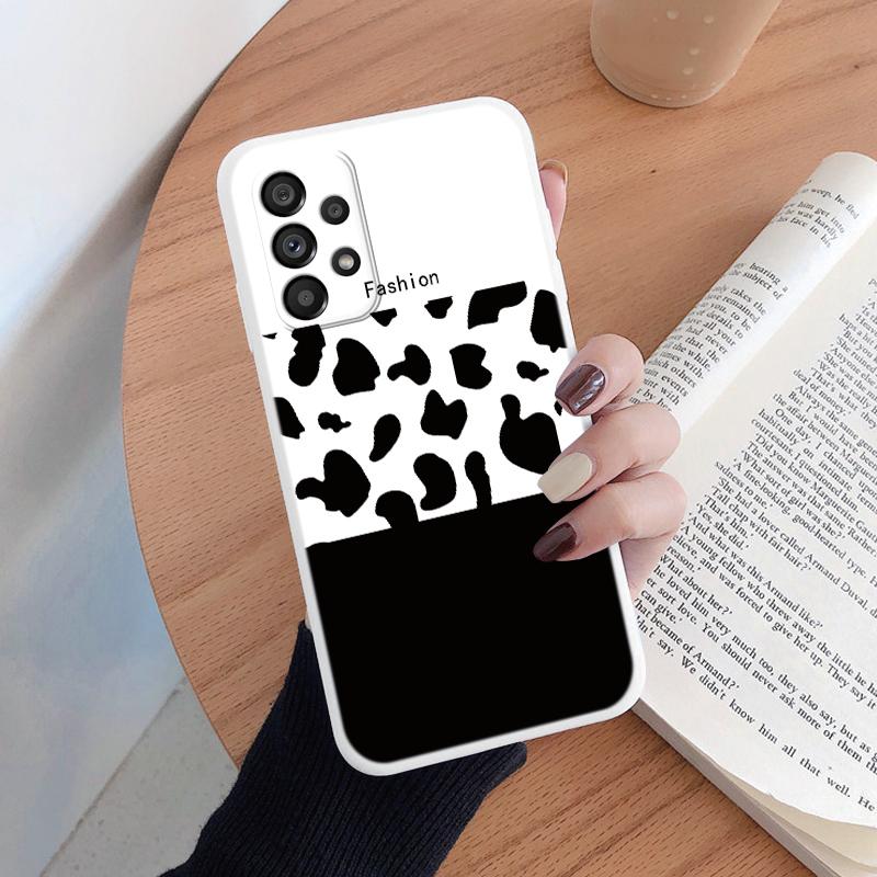 Leopard Print Phone Case For Samsung Galaxy A53 5G Protection Back Cover Soft Silicone Fundas For Samsung A56 A36 A54 A16 Cute