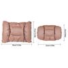 Adjustable Premium Car Seat Headrest Cushion And Lumbar Support Pillow For Drivers Long Trip Fatigue Relief Universal
