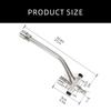 Double Lances Pressure Washer Wand for Foam Cannons Car Cleaner Accessories Stainless Steel Double Tip Attachment