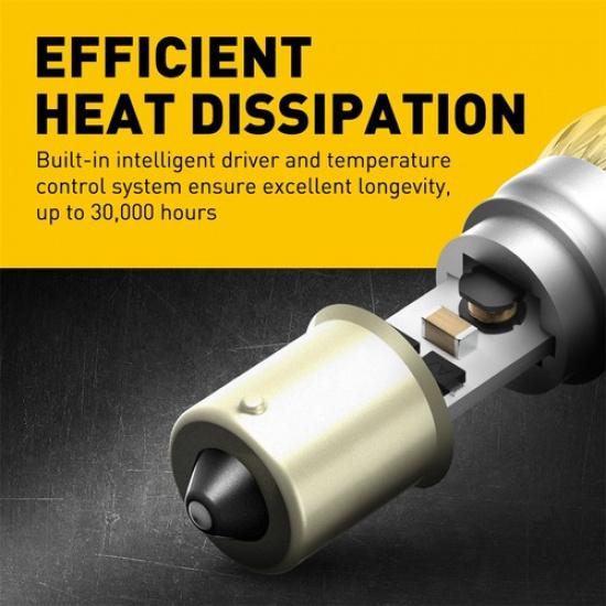 AUXITO LED 1156/7506 2X Fit XC60 Volvo Up Back Light Reverse White Bulbs 6000K
