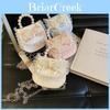 Sweet Pearl Princess Tote Bag Stylish Lace Bow Design For Kids With Breathable Material