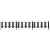 VidaXL Clôture à piquets avec poteaux 3 pcs WPC 614 x 80 cm