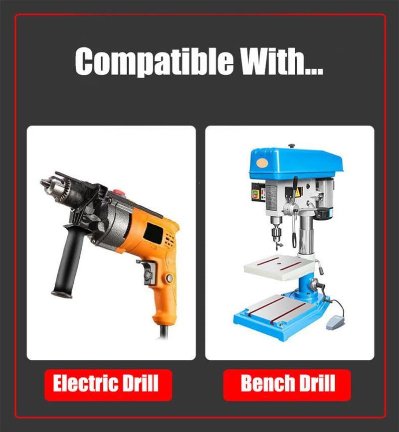 9PCS/Set Hard Alloy Ceramic Tile Hole Opener Set Brazed Granular Alloy Hole Opener Combined Brick Wall Hole