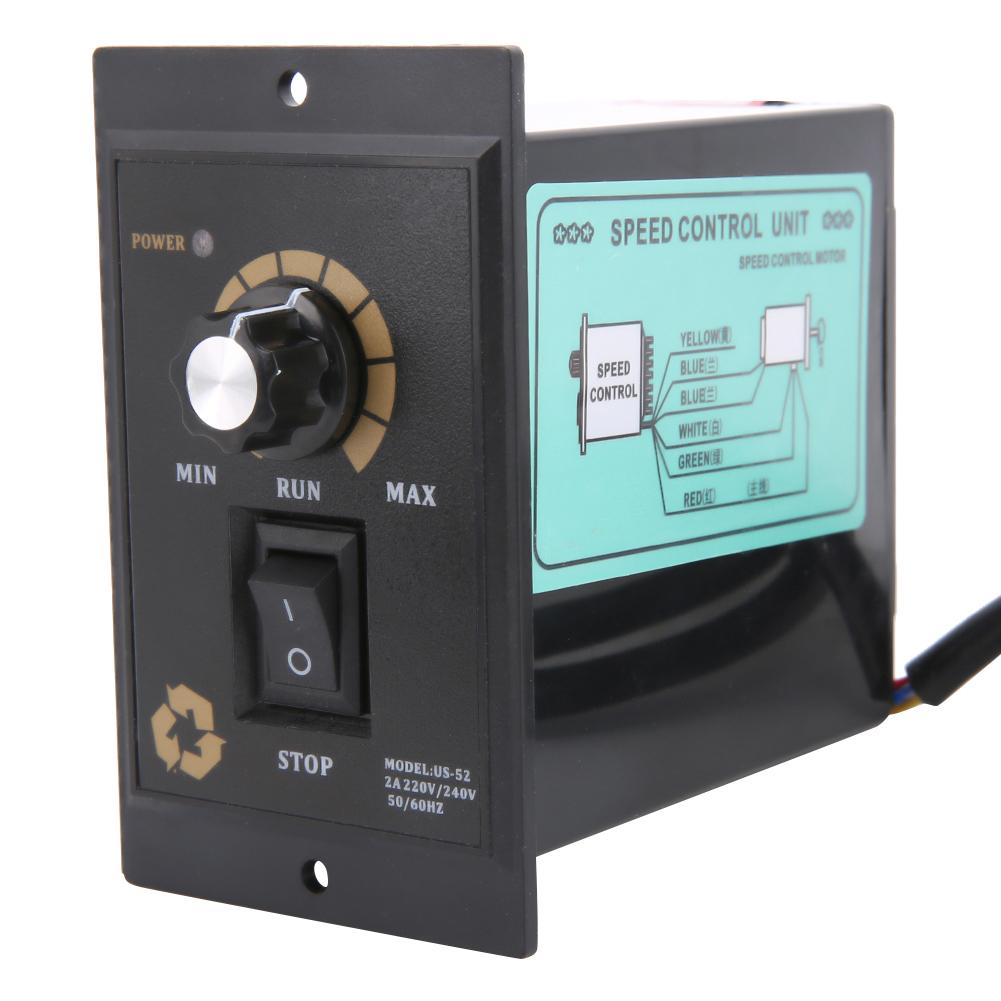 AC 220V 5060Hz 300400500W AC Motor Speed Controller Electric Motor Speed Regulator(500W)