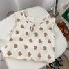 New Arrival Korean Style Cute Baby Gauze Homewear Set Children's Breathable Loose Sleeveless Shorts 2-Piece Set