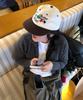 Yunibeoseugameonteu Multi Star Two-Tone Washed Cap_Brown