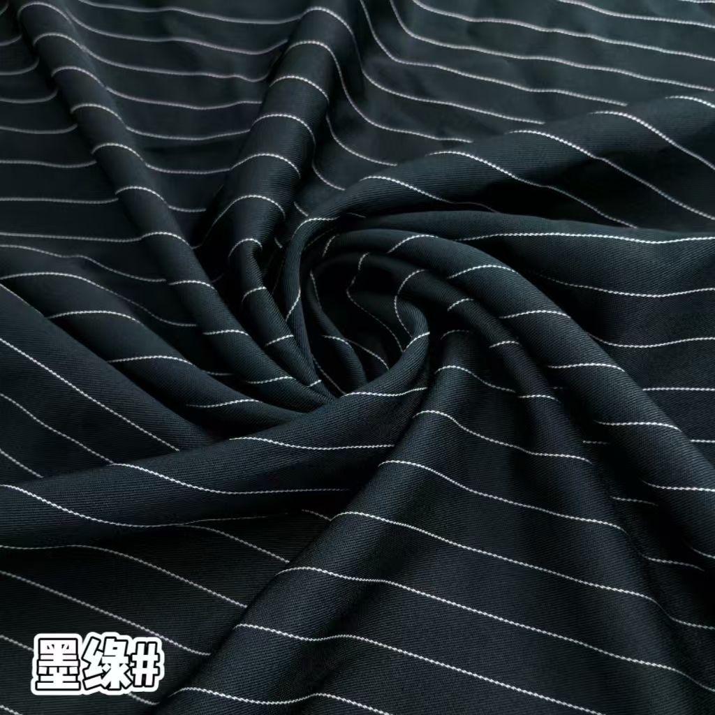 Klassischer Streifenanzugstoff Knitterfest pro Meter für Hosen Röcke Uniformen DIY Nähstoff Hängend Elastizität Weiß Rot