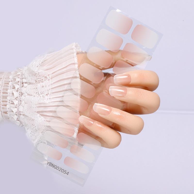 Semi-curing Light Therapy Nail Stickers Gel Nail Stickers Semi-curing Light Lamp Nail Stickers Harden, Last Long and Are Waterproof