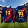 2026 Nauji Specialūs Yamal #19 Spausdinti Hoodies Vaikams Ruduo Ilgomis Rankovėmis Sportiniai Drabužiai Futbolo Puloveris Sportiniai Vaikams/Suaugusiems Viršutiniai Drabužiai