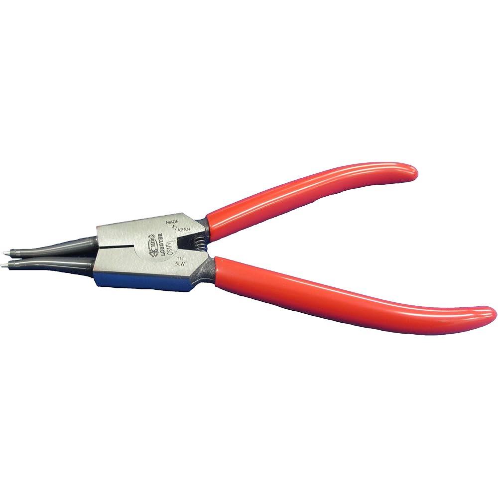 Lobtex (shrimp) OS175 snap ring pliers straight jaws for shafts