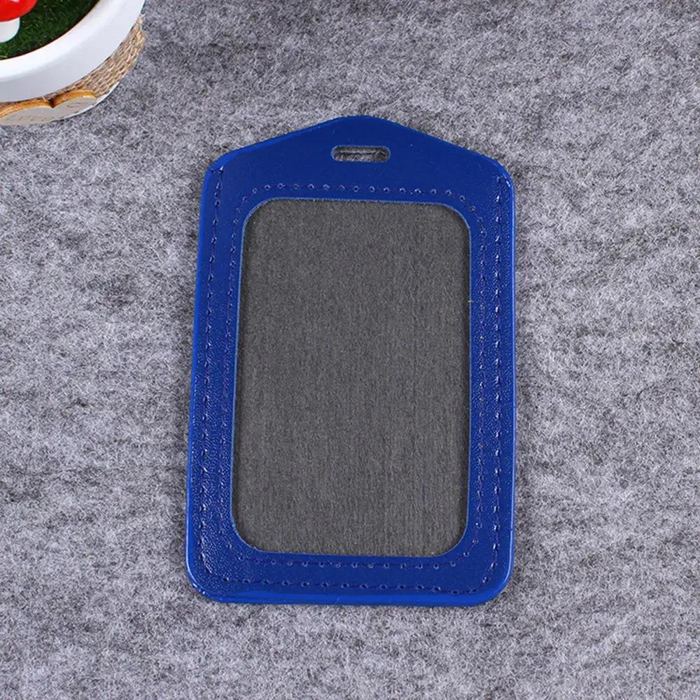 Transparent Credit ID Bank Card Holder Acrylic Photocard Photo Case Organizer Cartoon Key Chain Pendant Passport Pocket Sleeve