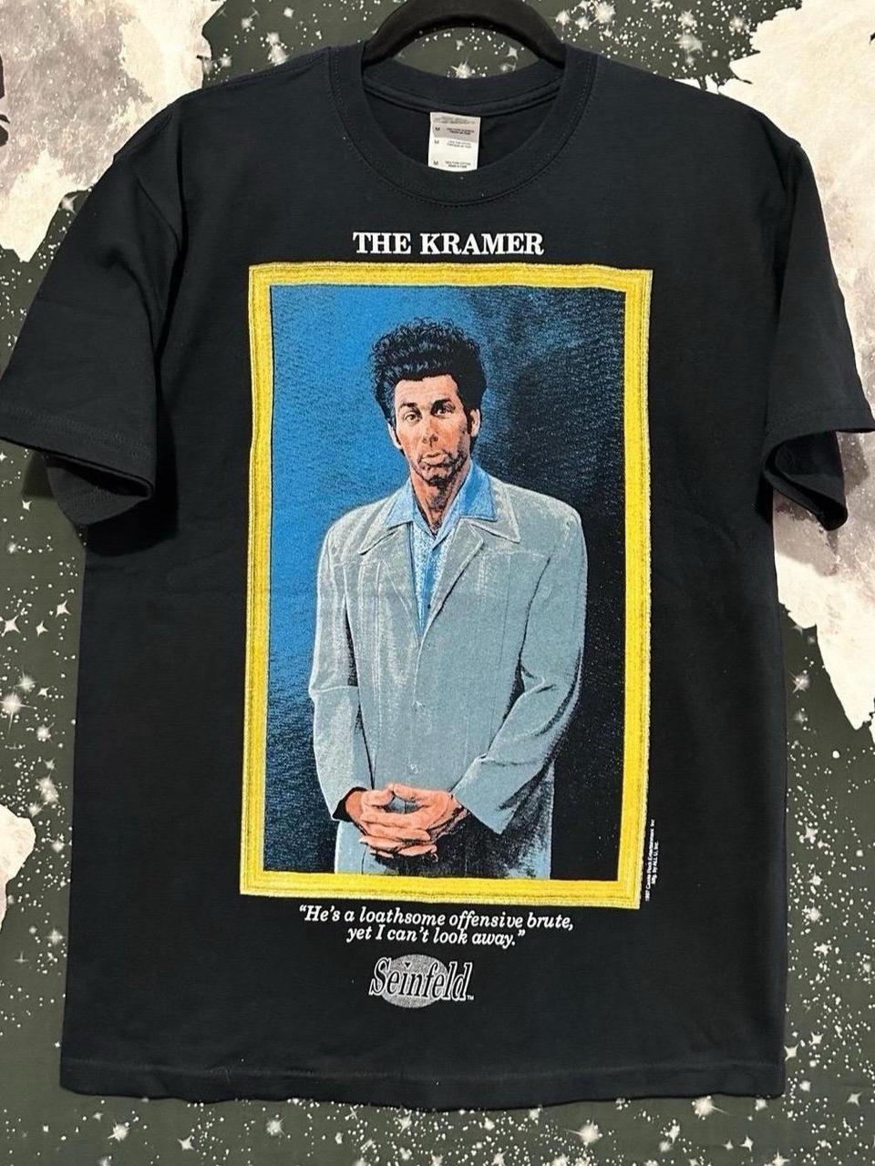Seinfeld The Kramer Art Portrait Shirt Men’s Size Medium Unisex T-Shirt XL