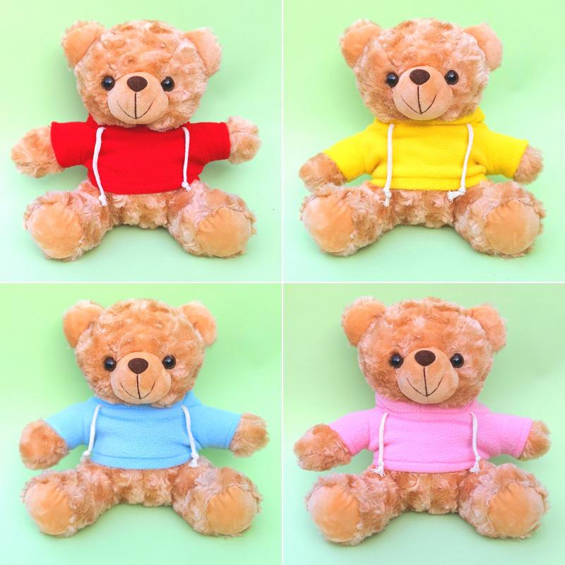 Custom Logo Teddy Bear Plush Toy - Cute Little Bear in Clothes for Gifts & Events