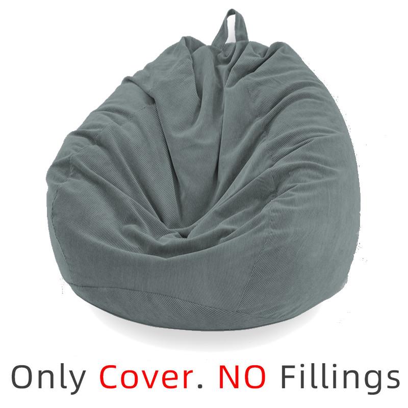 Copertura Della Sedia Storage Bag Pigro Lounger Bean Per Adulti E Bambini Senza Riempire,Blu Bean Bag Chair Sofa Cover