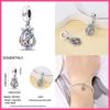 Copper Music Series Guitar Violin Saxophone Earphone Pendant Charms Beads Fit 4Mm Hole Diameter Bracelet Jewelry