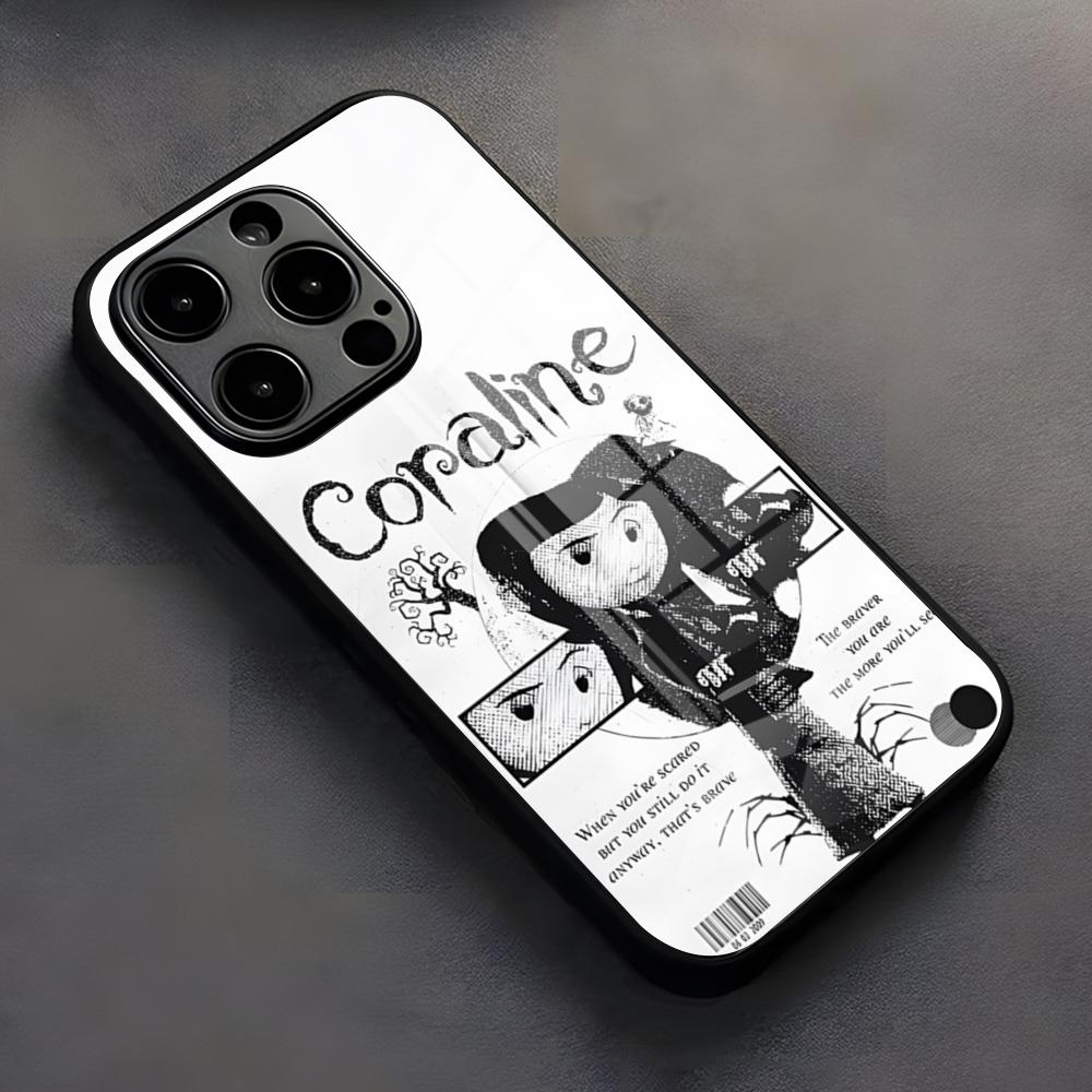 Anime Hot C-Coraline Phone Case For IPhone 17 Pro Max 16 15 14 Pro Max 13 11 X Xs Xr 8 7Plus Silicone Cover